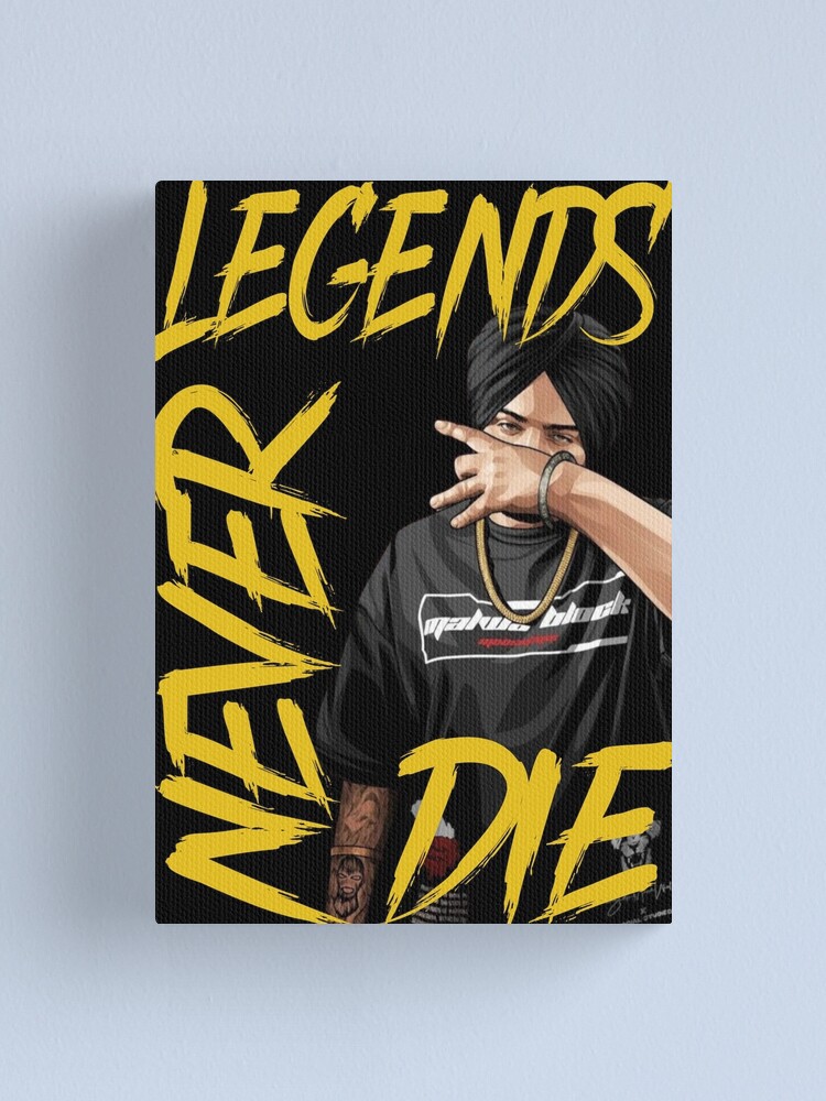 Legends never die sidhu moose wala  Art Print for Sale by Desi Merch