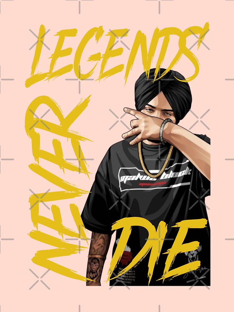 Legends never die sidhu moose wala  Art Print for Sale by Desi Merch