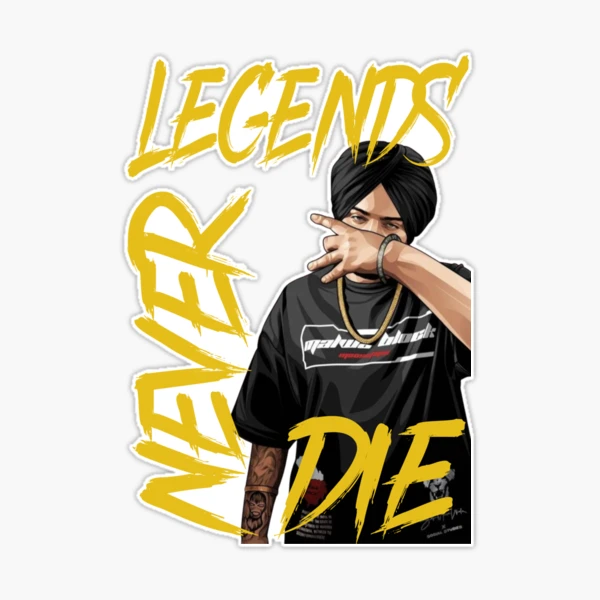 Legends Never Die Vinyl Decal Sticker Colors Available 