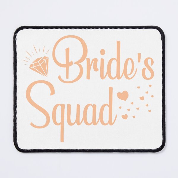 Item preview, Bachelorette Bride Squad Group Shirt designed and sold by Flashy Flamingo.