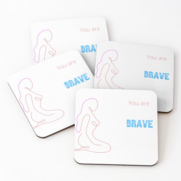 Item preview, YOU are brave  designed and sold by Puns-N-Such.
