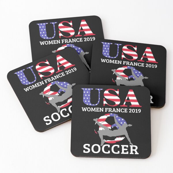 Item preview, Women Soccer Usa Team Shirt France 2019 World Tournament Essential T-Shirt designed and sold by marshacryjsy7.