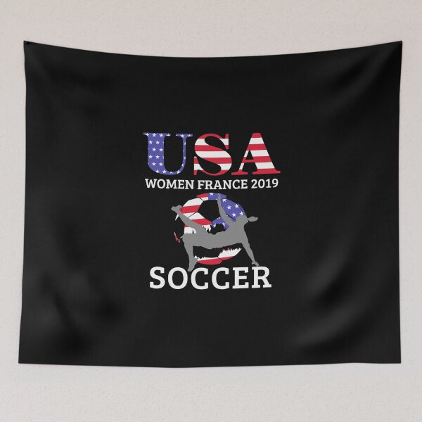 Item preview, Women Soccer Usa Team Shirt France 2019 World Tournament Essential T-Shirt designed and sold by marshacryjsy7.