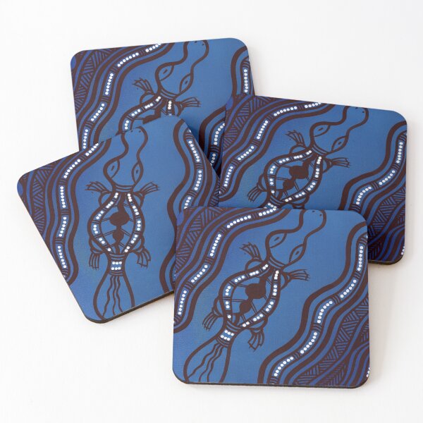 Item preview, Authentic Aboriginal Art - Platypus (2022)  designed and sold by HogarthArts.