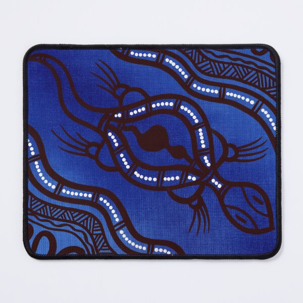 Item preview, Authentic Aboriginal Art - Lizard (2022) designed and sold by HogarthArts.