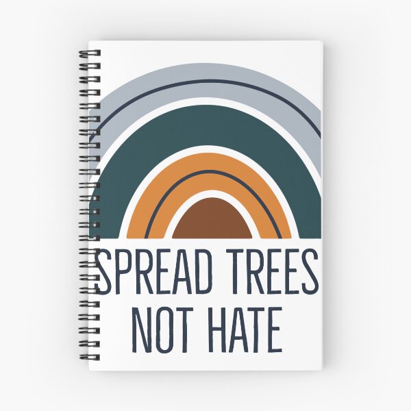 Item preview, Environment Advocacy Stickers - Spread Trees Not Hate! Designs for activists and nature lovers designed and sold by IndranyxDesigns.