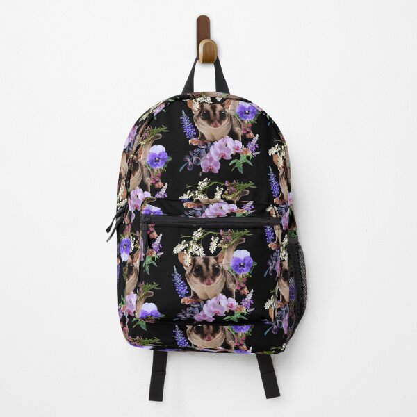 Item preview, Cute Sugar Glider With Pretty Colorful Flowers Design designed and sold by EarthArtDesigns.