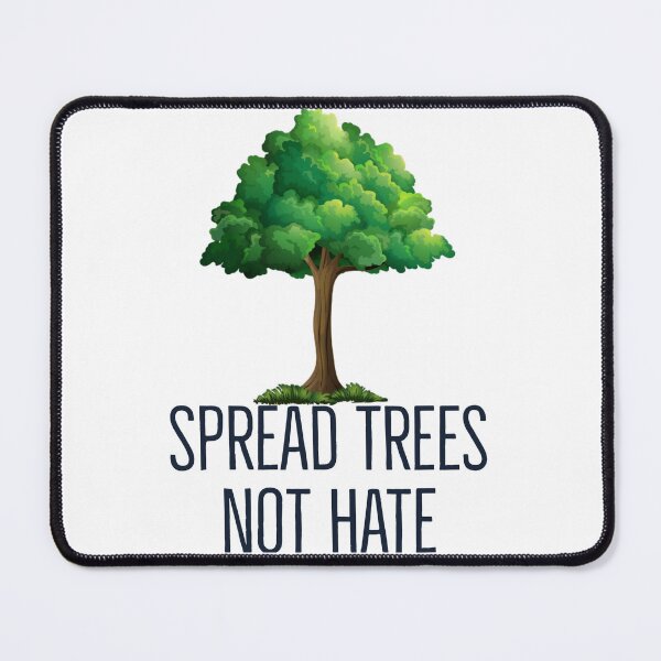 Item preview, Environment Advocacy Stickers - Spread Trees Not Hate! Designs for activists and nature lovers designed and sold by IndranyxDesigns.
