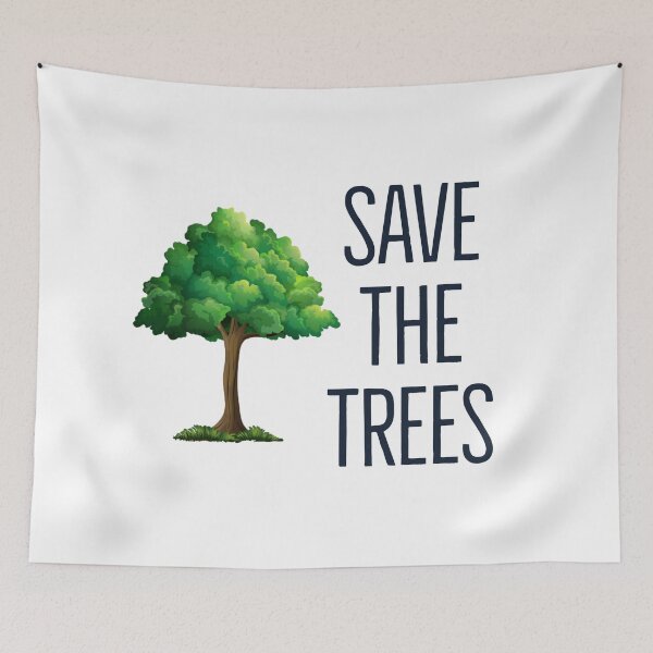 Item preview, Environment Advocacy SAVE THE TREES! Designs for activists and nature lovers designed and sold by IndranyxDesigns.