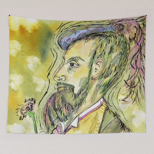 Item preview, Gentleman with Flower designed and sold by MadLilyArt.