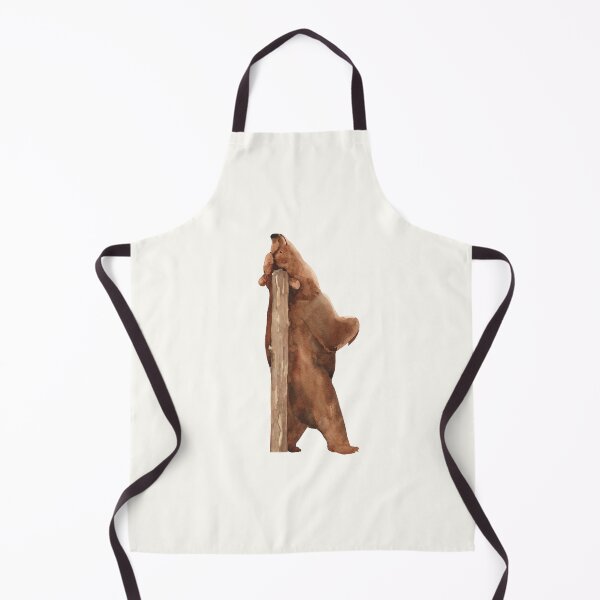 Item preview, A grizzly bear rubbing back designed and sold by Kaoryn Chan.