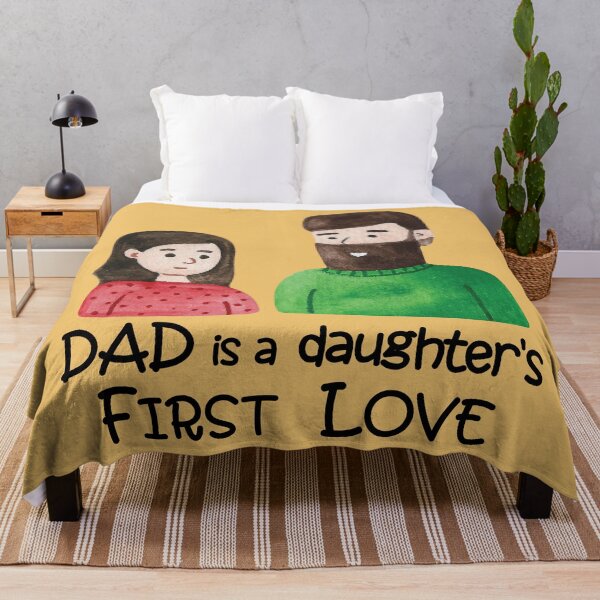 Item preview, Dad is a daughter's first love designed and sold by i-cottagedesign.