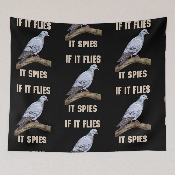 Item preview, If It Flies It Spies Birds Are Not Real Dove Camera designed and sold by Sturgill Ornelas.