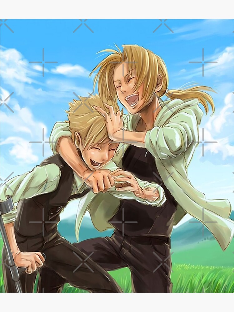 Fullmetal Alchemist BROTHERHOOD - The Elric Bros! Poster for Sale by Best  Anime Gear