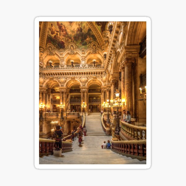 Opera House, Paris 4 Sticker