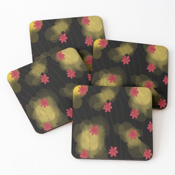 Item preview, Floral Design - Pink & Golden Pattern Design designed and sold by Luminoz.