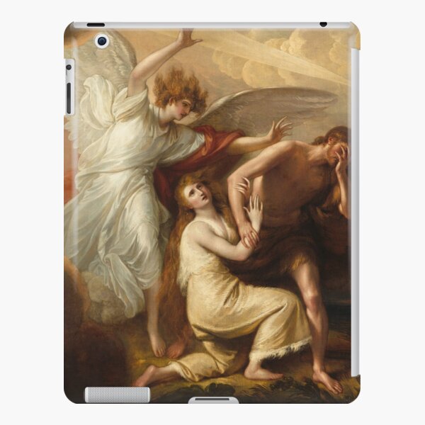 The Expulsion Of Adam And Eve From Paradise Benjamin West 1791 Biblical Art Ipad Case 2409