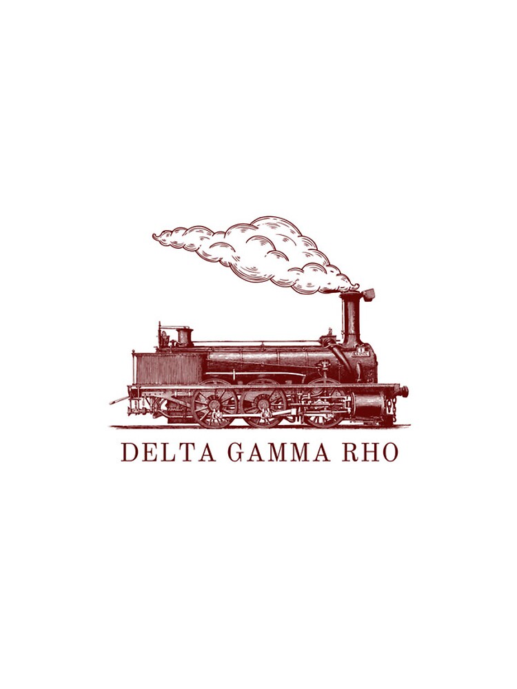 Thumbnail 4 of 4, iPhone Case, Harding Delta Gamma Rho Train Sticker designed and sold by larajharper.