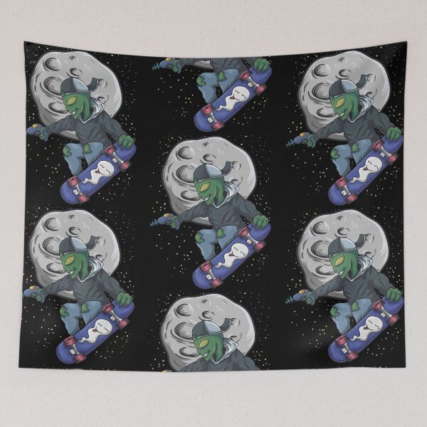 Item preview, Alien skater designed and sold by Disturbed-Mind.