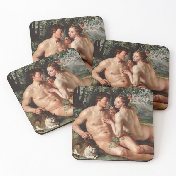 Item preview, The Fall of Man | Hendrick Goltzius | 1616 Renaissance Old Testament Biblical Art designed and sold by CJET.