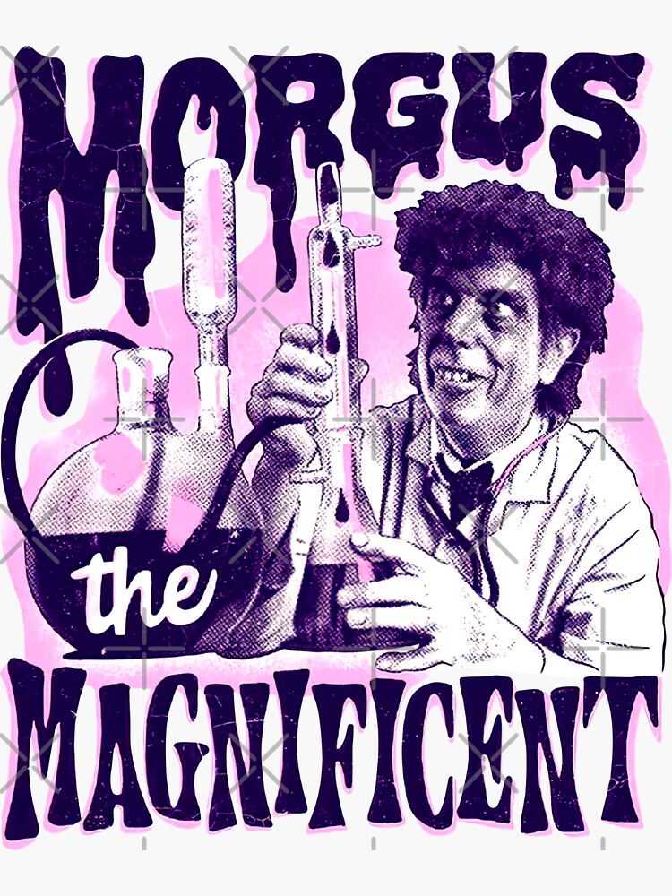 "MORGUS THE MAGNIFICENT" Sticker For Sale By JohnESTORE | Redbubble