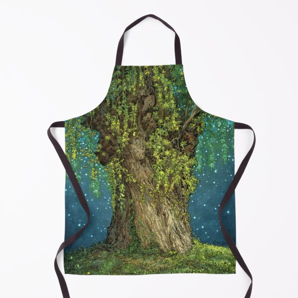 Item preview, Once Upon a Tree - Magical Willow Tree Illustration designed and sold by Elisabeth Alba Illustration.