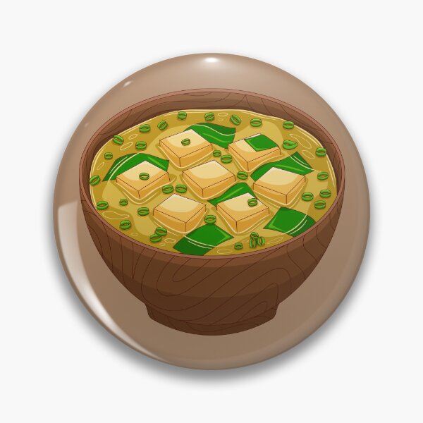 Item preview, Miso Soup Japanese Dish designed and sold by cutieotter.