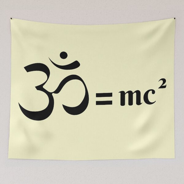 Item preview, om= mc^2 (religion-mass equivalence)  designed and sold by Endeavour-Tees.