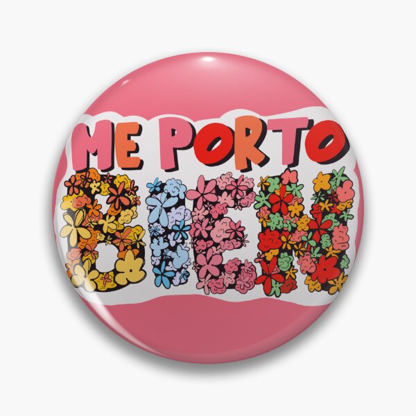 Item preview, Me porto bien sticker bad bunny designed and sold by Khuaracha.