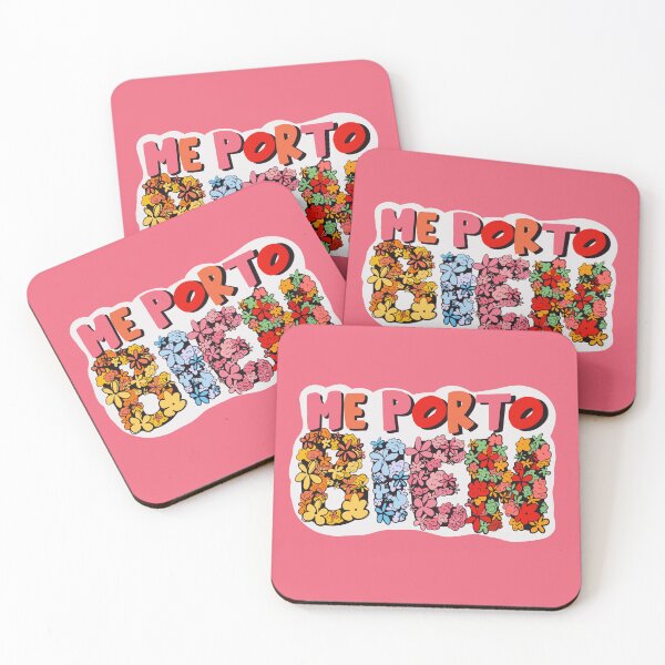 Item preview, Me porto bien sticker bad bunny designed and sold by Khuaracha.