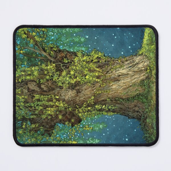 Item preview, Once Upon a Tree - Magical Willow Tree Illustration designed and sold by Elisabeth Alba Illustration.