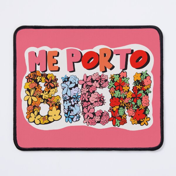 Item preview, Me porto bien sticker bad bunny designed and sold by Khuaracha.