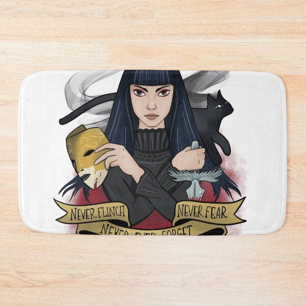 Item preview, Never flinch. Never fear. Never, ever, forget. | Nevernight designed and sold by TheBigWish.