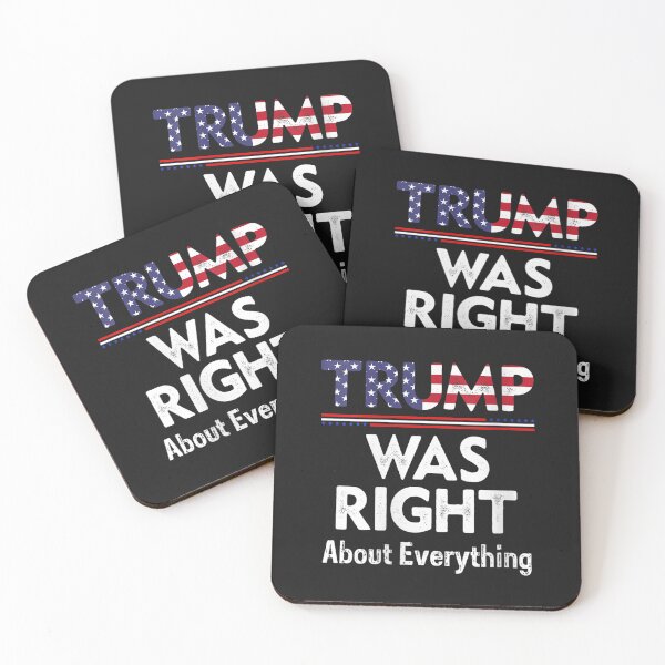 Item preview, Womens Trump Was Right About Everything USA Flag Patriotic American T-Shirt designed and sold by Francois-Lemann.