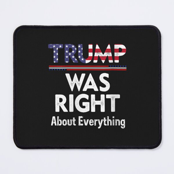 Item preview, Womens Trump Was Right About Everything USA Flag Patriotic American T-Shirt designed and sold by Francois-Lemann.
