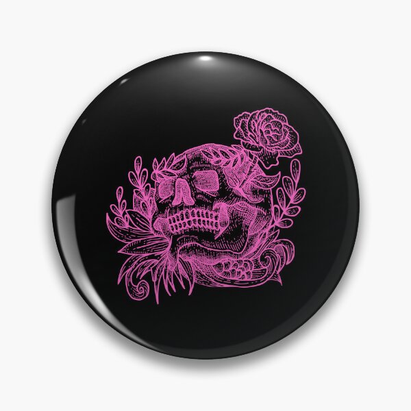 Item preview, Pink skull and Roses  designed and sold by Disturbed-Mind.