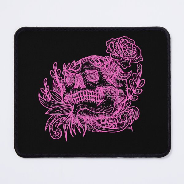 Item preview, Pink skull and Roses  designed and sold by Disturbed-Mind.