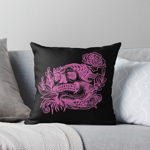 Item preview, Pink skull and Roses  designed and sold by Disturbed-Mind.