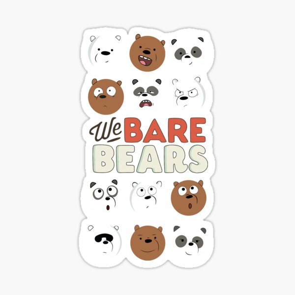 We Bare Bears Pegatina