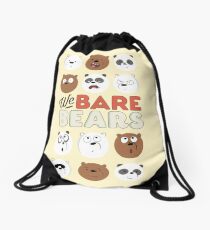 We Bare Bears Drawstring Bag
