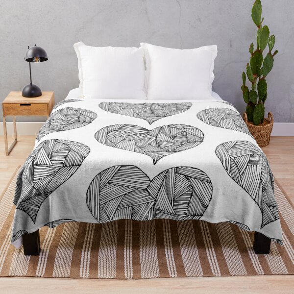 Item preview, Heart shape- line pattern designed and sold by Wendy Steinberg Artist.