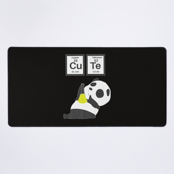 Item preview, CutePanda Funny Chemistry Science Pun designed and sold by briesem.