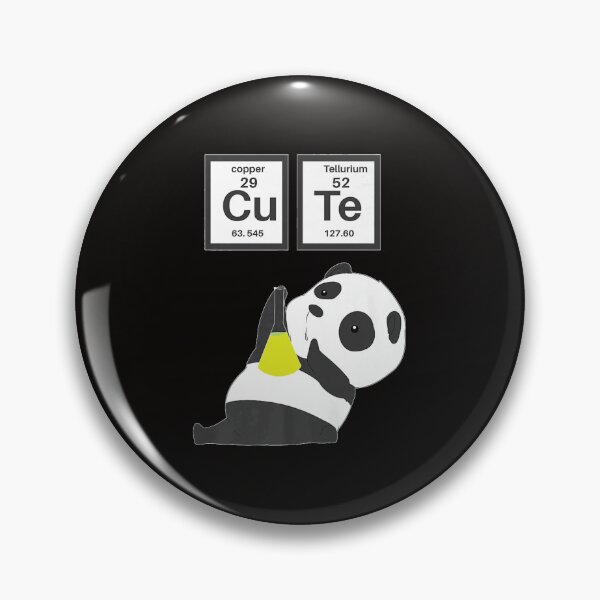 Item preview, CutePanda Funny Chemistry Science Pun designed and sold by briesem.