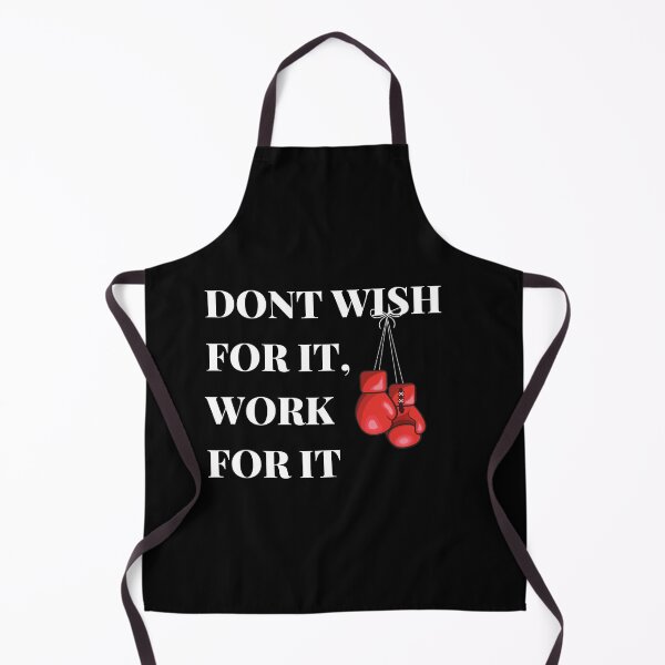 Item preview, Don't wish for it, work for it designed and sold by Pea Fitness.
