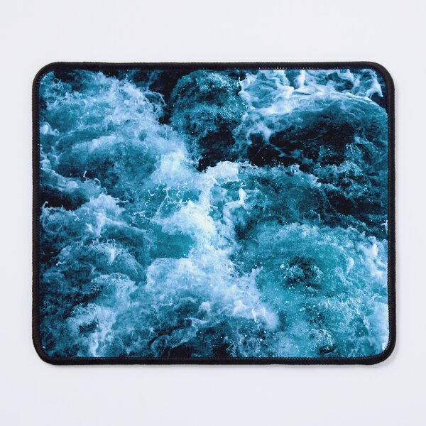 Item preview, dark stormy ocean pattern, Dark Blue Ocean designed and sold by sama-stylish.