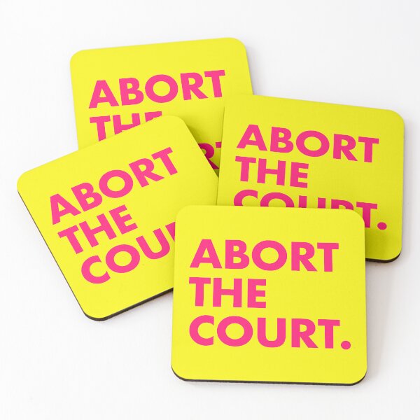 Item preview, Abort the Court - hot pink designed and sold by Thelittlelord.
