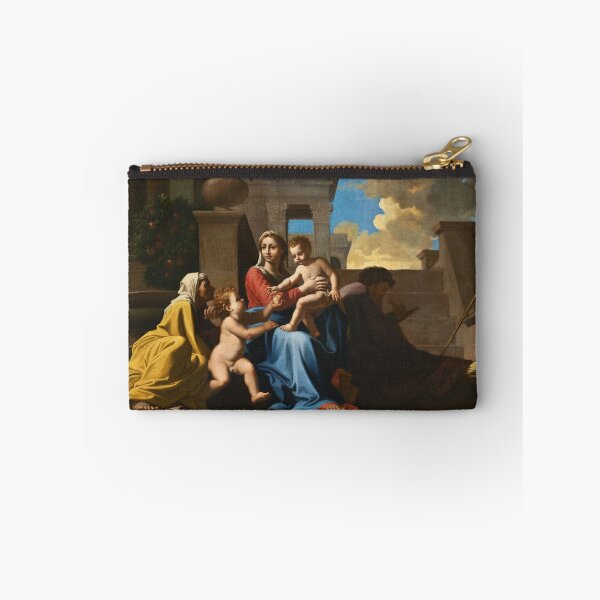 Item preview, The Holy Family on the Steps | Follower of Nicolas Poussin | 1648 Renaissance Gospel Biblical Art designed and sold by CJET.