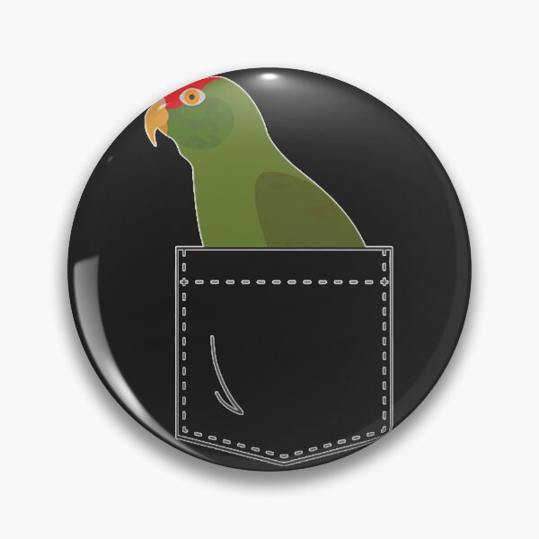 Item preview, Cherry Head Conure Parrot designed and sold by nylandlenarts.