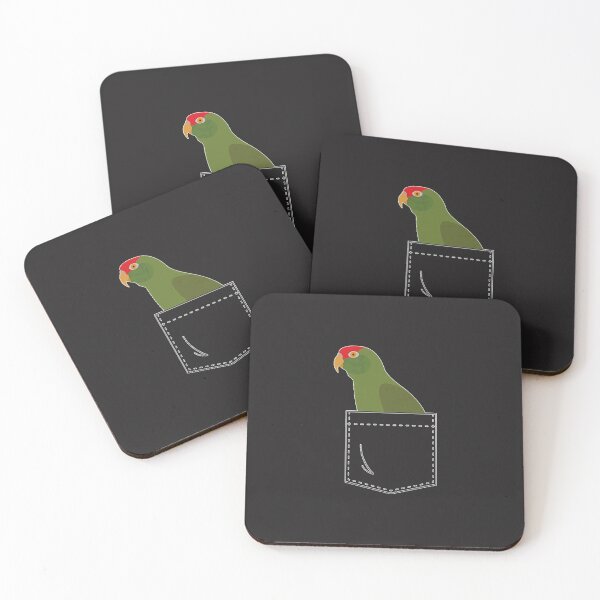 Item preview, Cherry Head Conure Parrot designed and sold by nylandlenarts.
