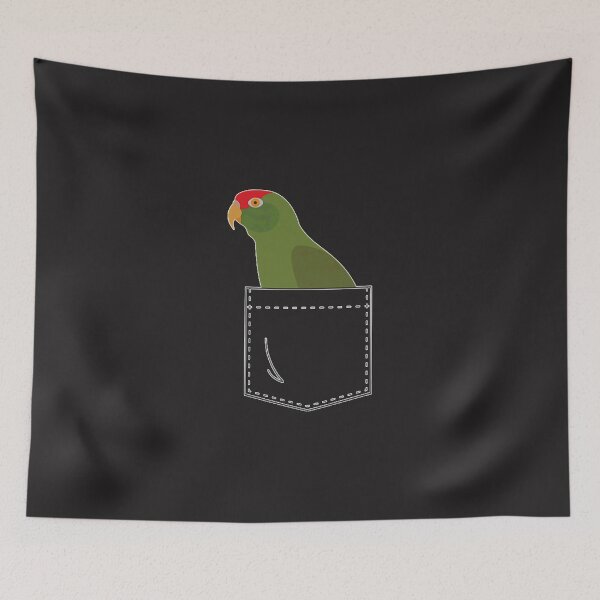 Item preview, Cherry Head Conure Parrot designed and sold by nylandlenarts.